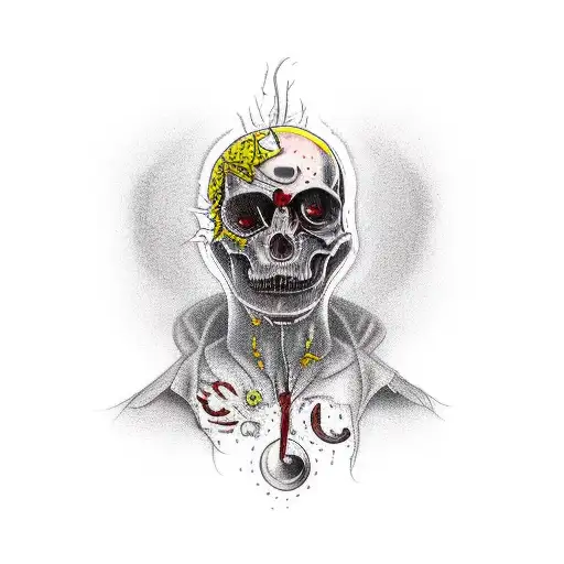 A Man With A Good Heart Being Torn Apart By His Evil Personality Inside Him