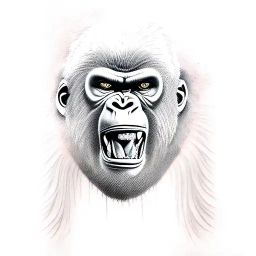 Angry Screaming Gorilla