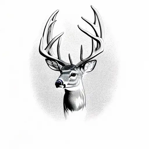 Whitetail Deer On Edge Of Woods