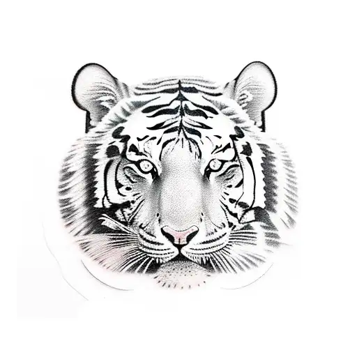 Forearm Sleeve Tatto Of Tiger And Ox