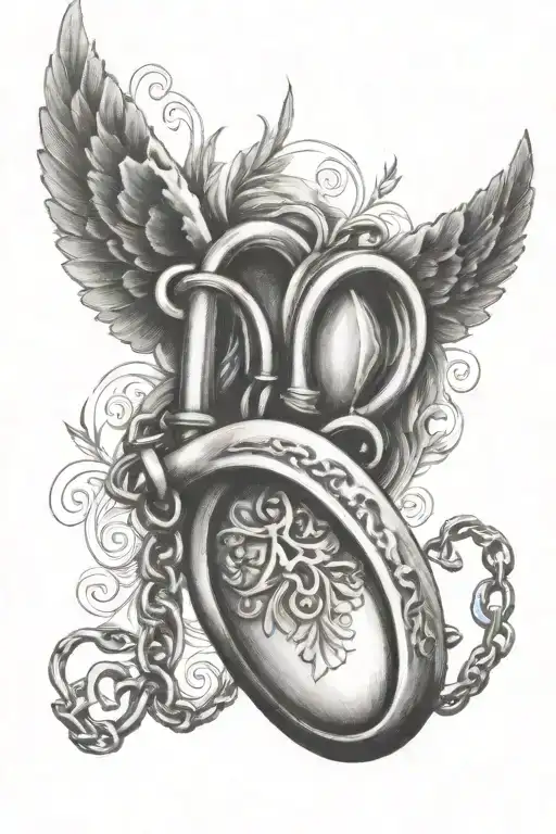 Heart Shaped Locket Anklet With Chain