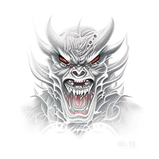 A Terrifying Oni Demon