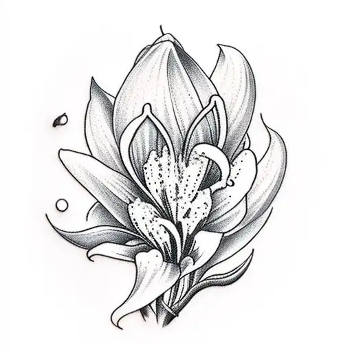 Lily Of The Valley Flower And Aster Flower