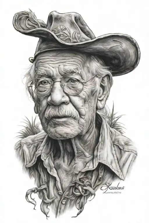 Lost Grandpa Ricardo That Says Rest Black