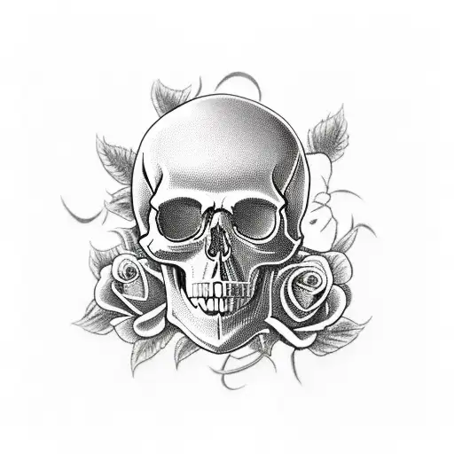 Skull And Roses