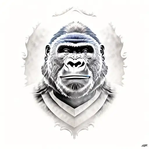Gorilla In Body Armor