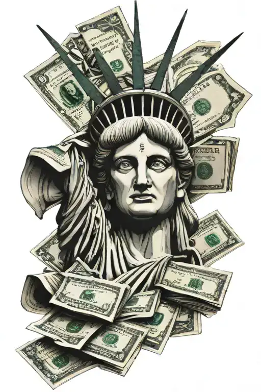 Statue Of Liberty Money And Emerge