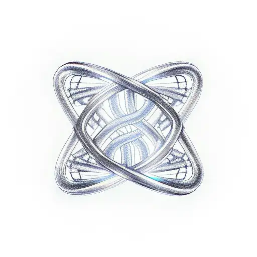 A Dna Double Helix Forming The Shape Of A Film Camera