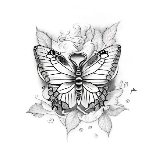 Vine With Butterflies