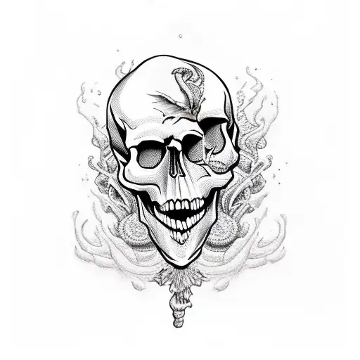 Skull And Smoke