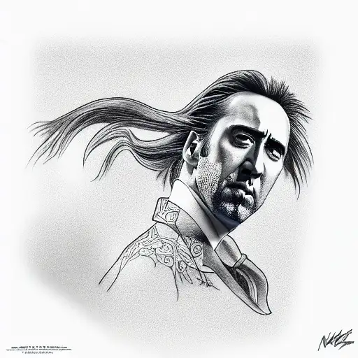 Nic Cage On A Horse