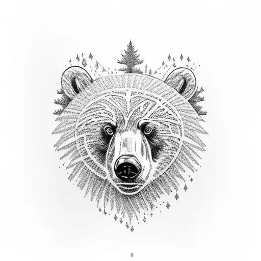 Canadian Forest And Bears