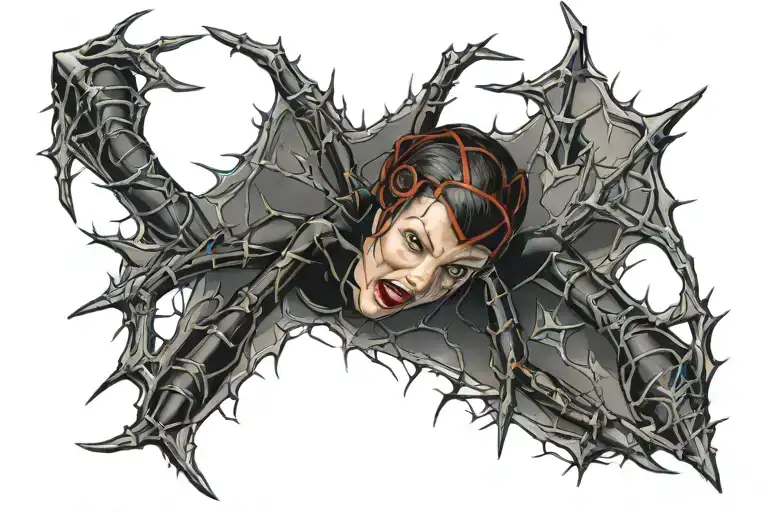 Black Widow And Thorns
