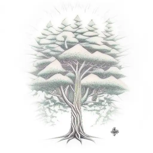 A Reggae-inspired Tree With Rasta Colors