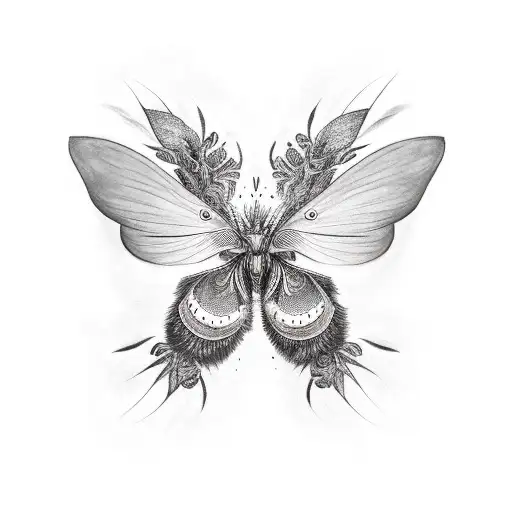 Black Witch Moth Marionette