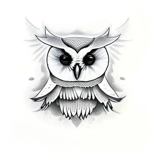 Grim Reaper Under Barn Owl