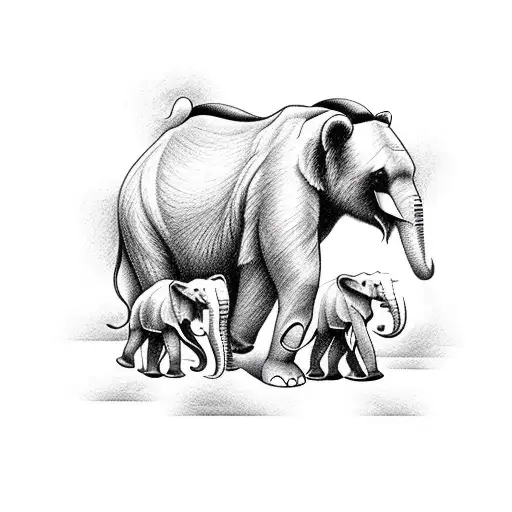 A Bear Riding An Elephant Being Led By A Horse