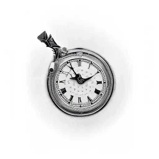 Clock With Ace Of Spades