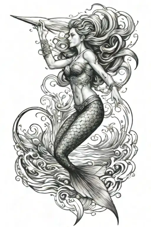 Mermaid Swimming
