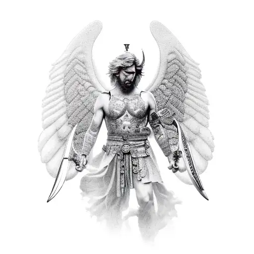 Warrior Male Angel Profile