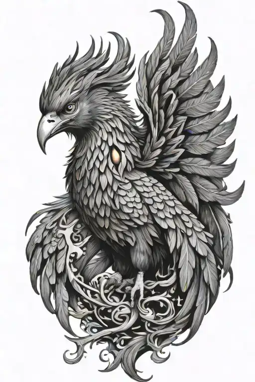 Masculine Phoenix Bird For Men