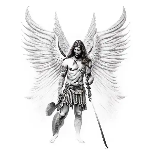 Warrior Male Angel