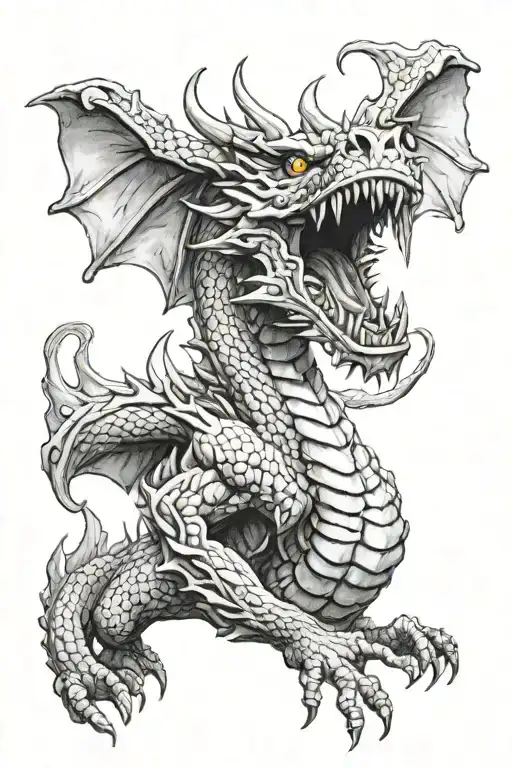 Greek God Hades Fire Breathing Dragon Breathing Fire