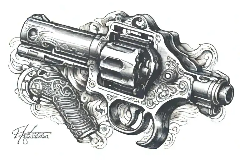 Revolver Gun