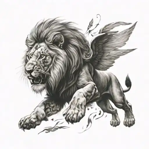 Flying Lion