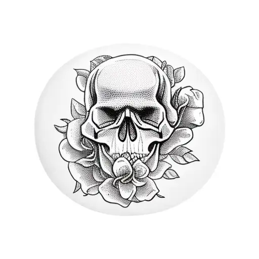 Skull And Roses Sleeve