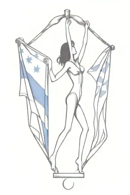 Adoption Symbol With Flags