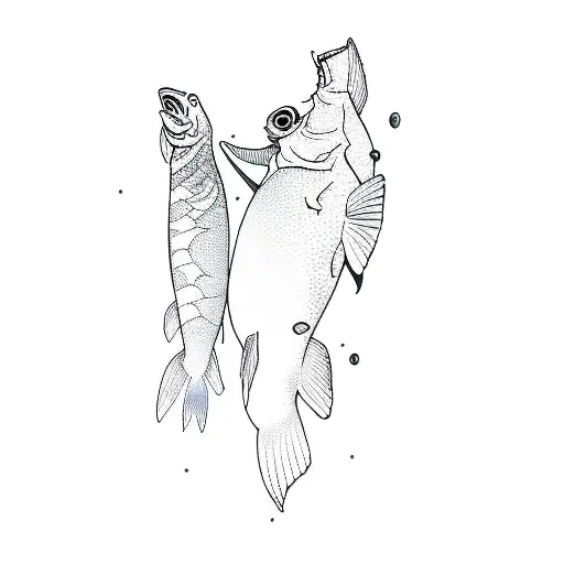 A Man Holding A Large Fish