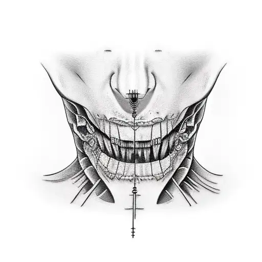 Guitar Neck Ripping Through Skin