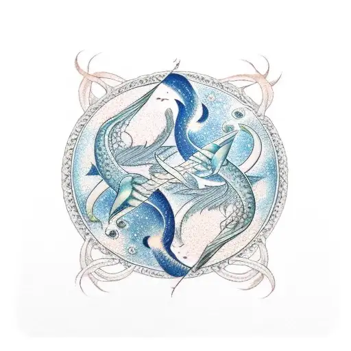 Two Siren In A Pisces Sign