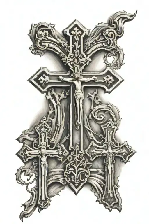 Christian 3 Crosses