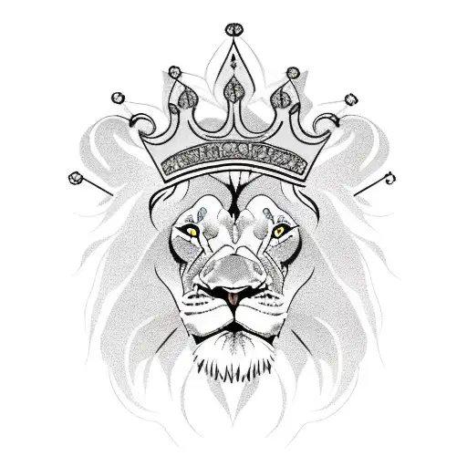 Lion With Crown