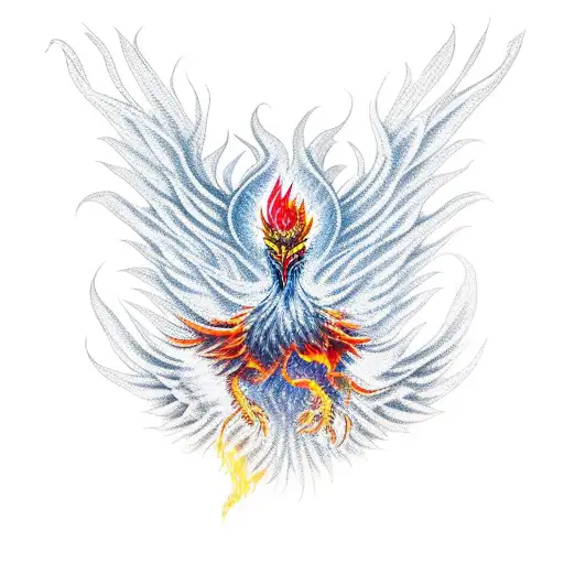 Phoenix Rising From Ashes