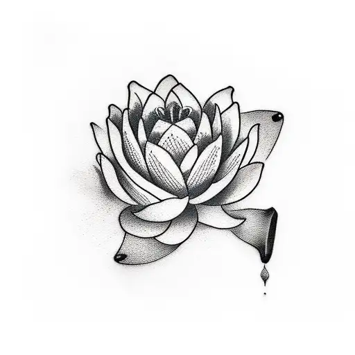 Anchor And Water Lily