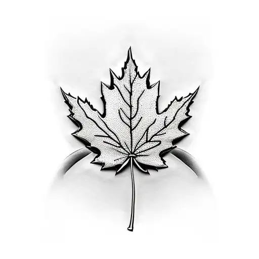 Tulip And Maple Leaf