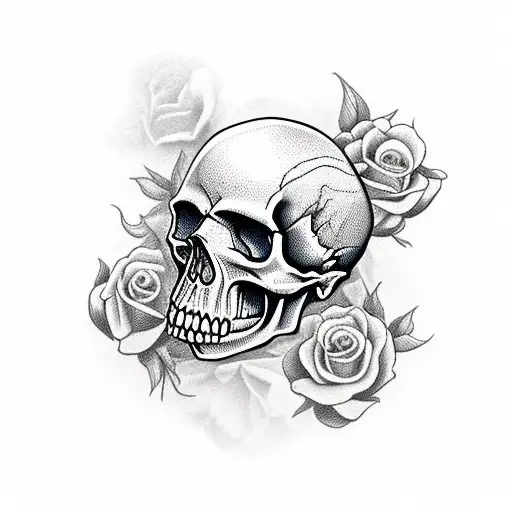 Skull And Roses