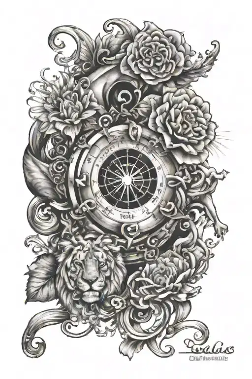 Leo Zodiac Sign With Pisces And Libra