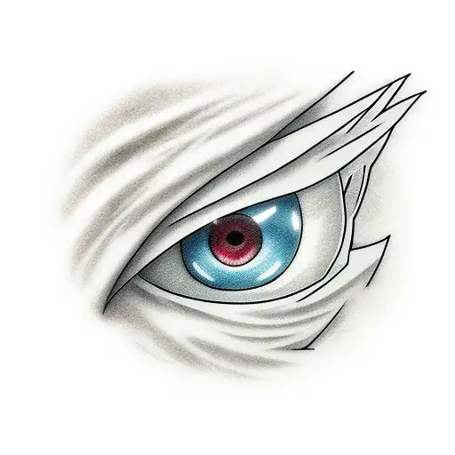 Eye Mangeko Sharingan Uchiha Sasuke From The Anime Naruto