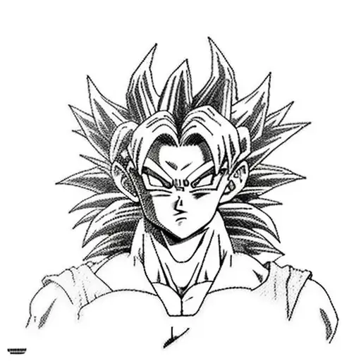 Anime-inspired Dragon Ball Scene In A New-school Style