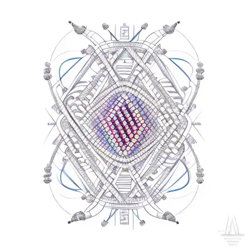 Dna Helix With Binary Code