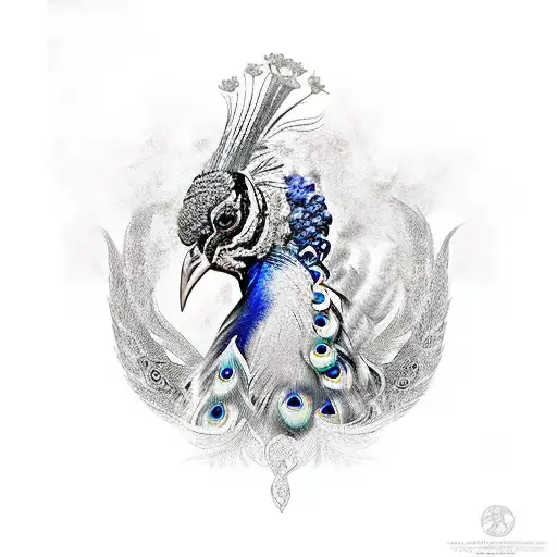 Anthro Peacock Warrior