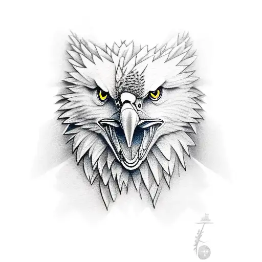 Eagle With Wolf