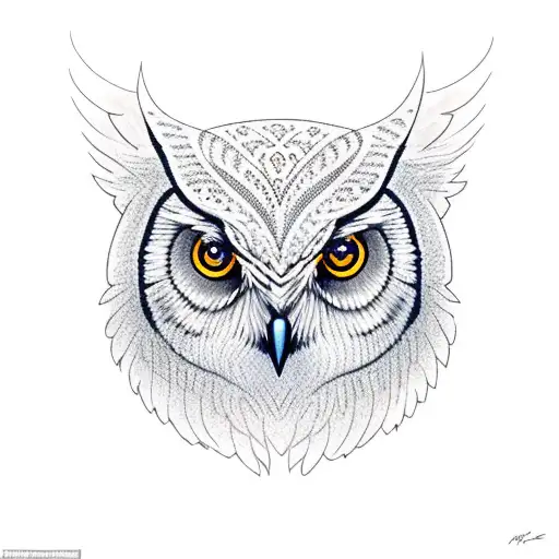 Owl With Wolf