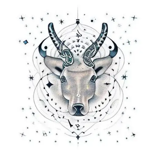 An Animal Constellation Formed By Musical Notes