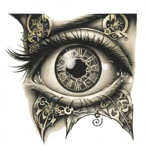 Eye With A Clock