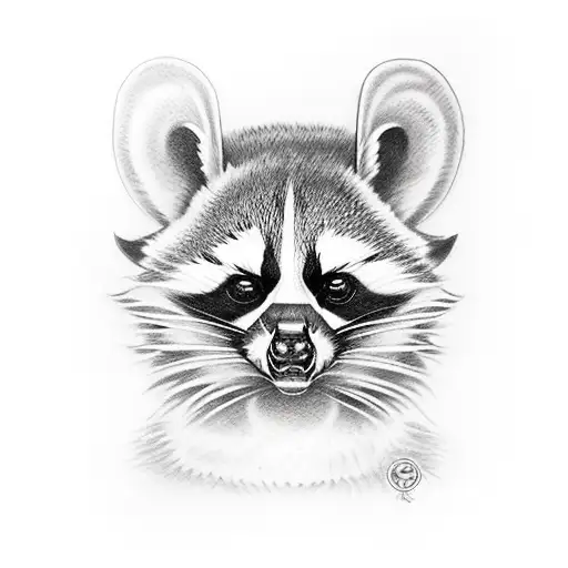 Orchid Raccoon Ukulele